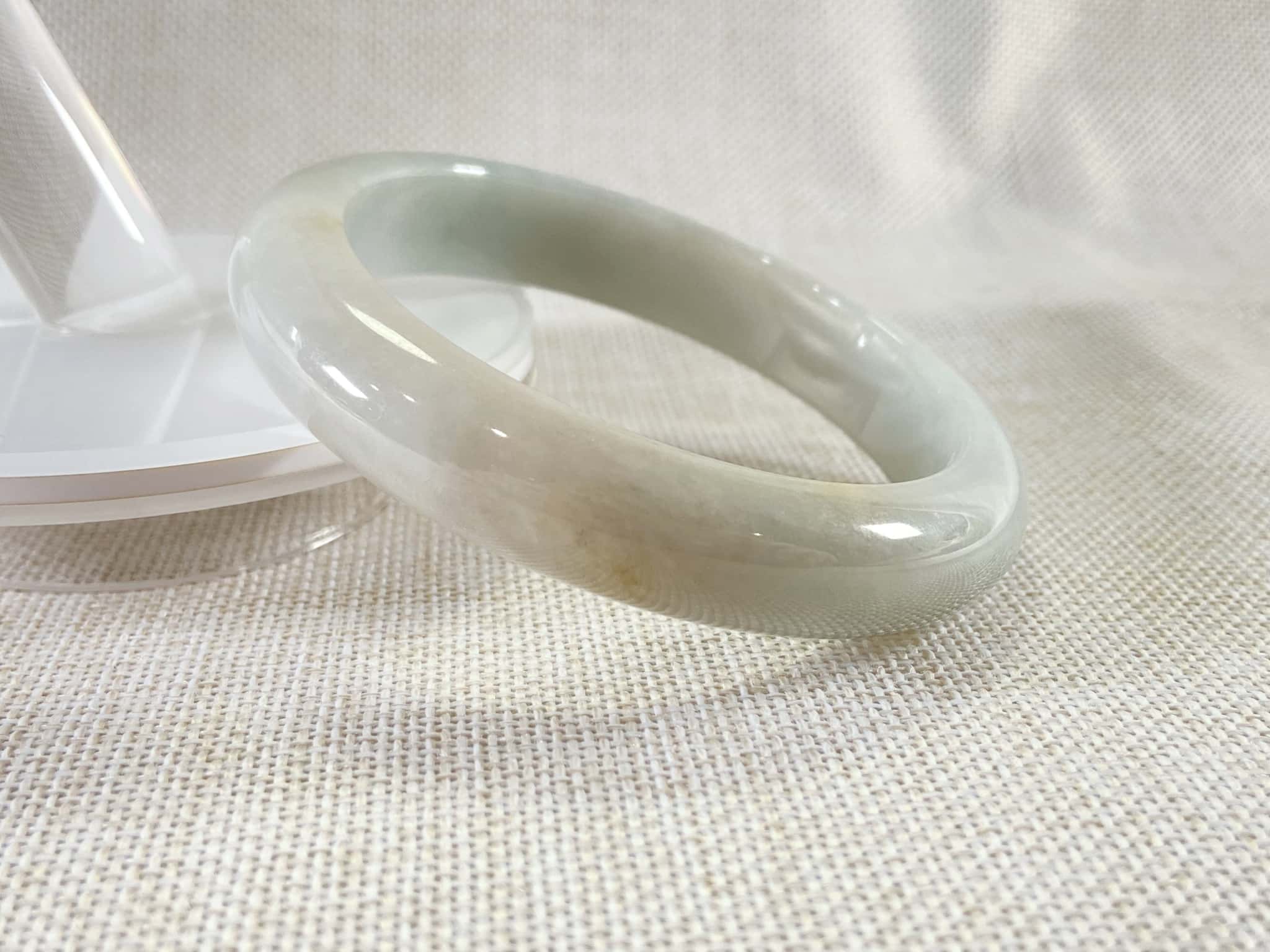 Certified Natural Jadeite Bangle (57mm) 56239