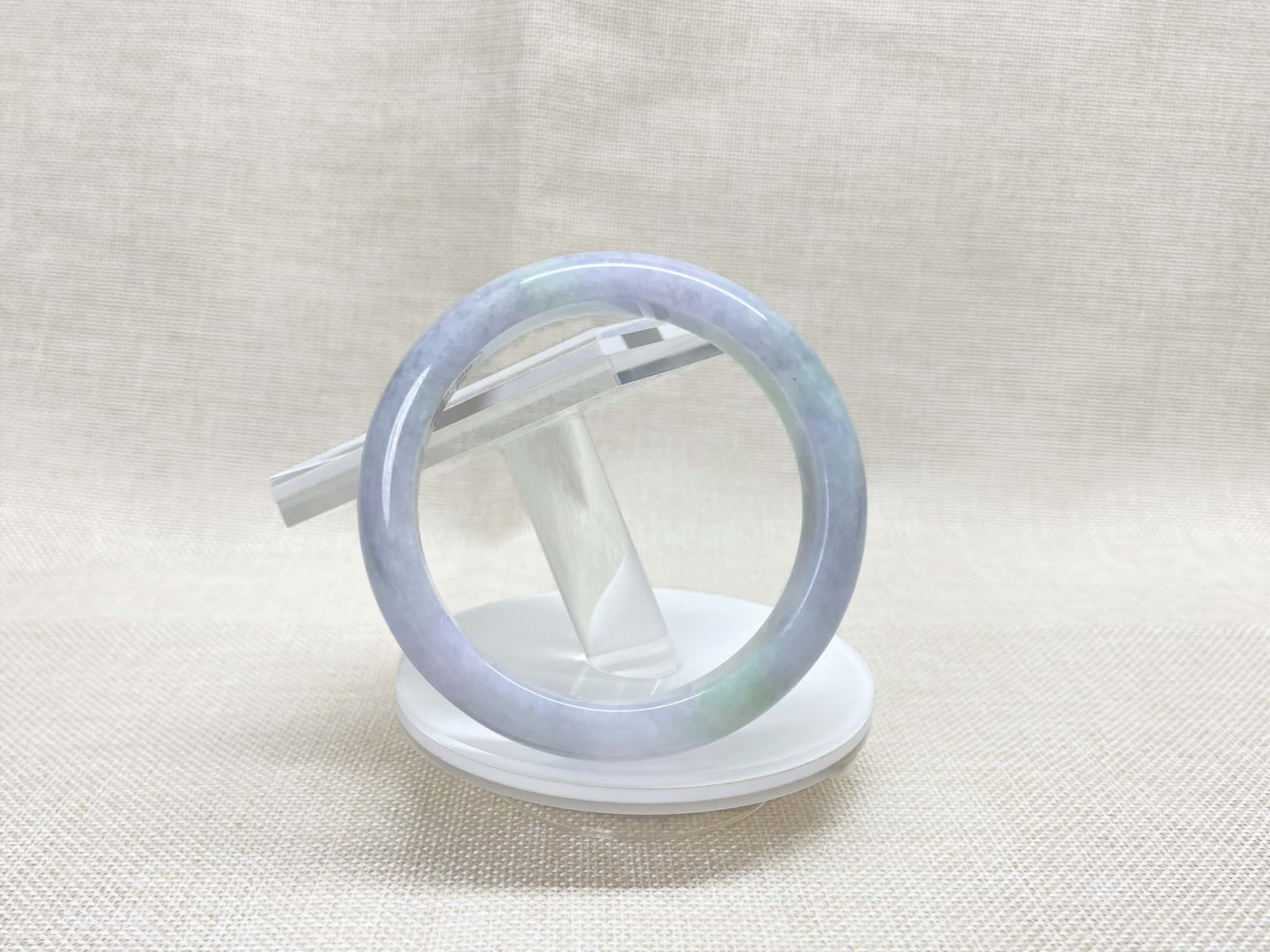 Certified Natural Jadeite Bangle (57mm) 59389