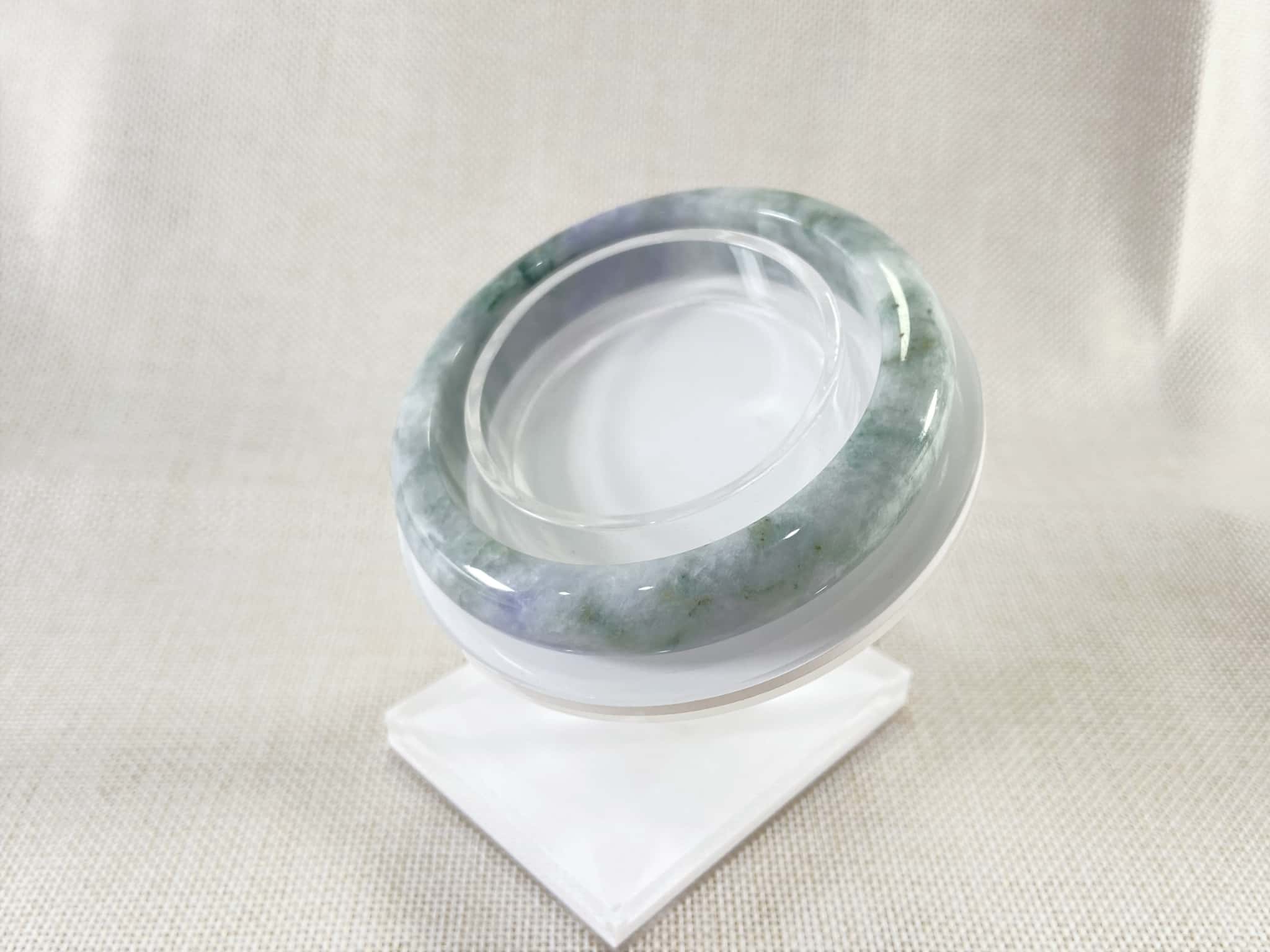 Certified Natural Jadeite Bangle (58mm) 71398