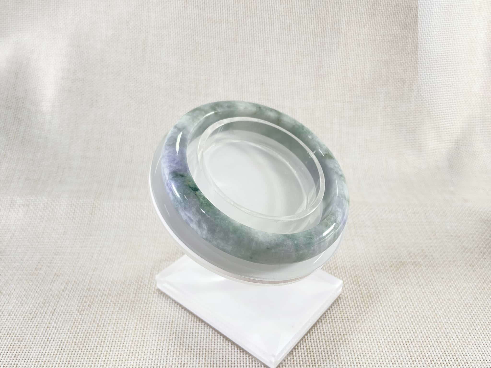 Certified Natural Jadeite Bangle (58mm) 71398