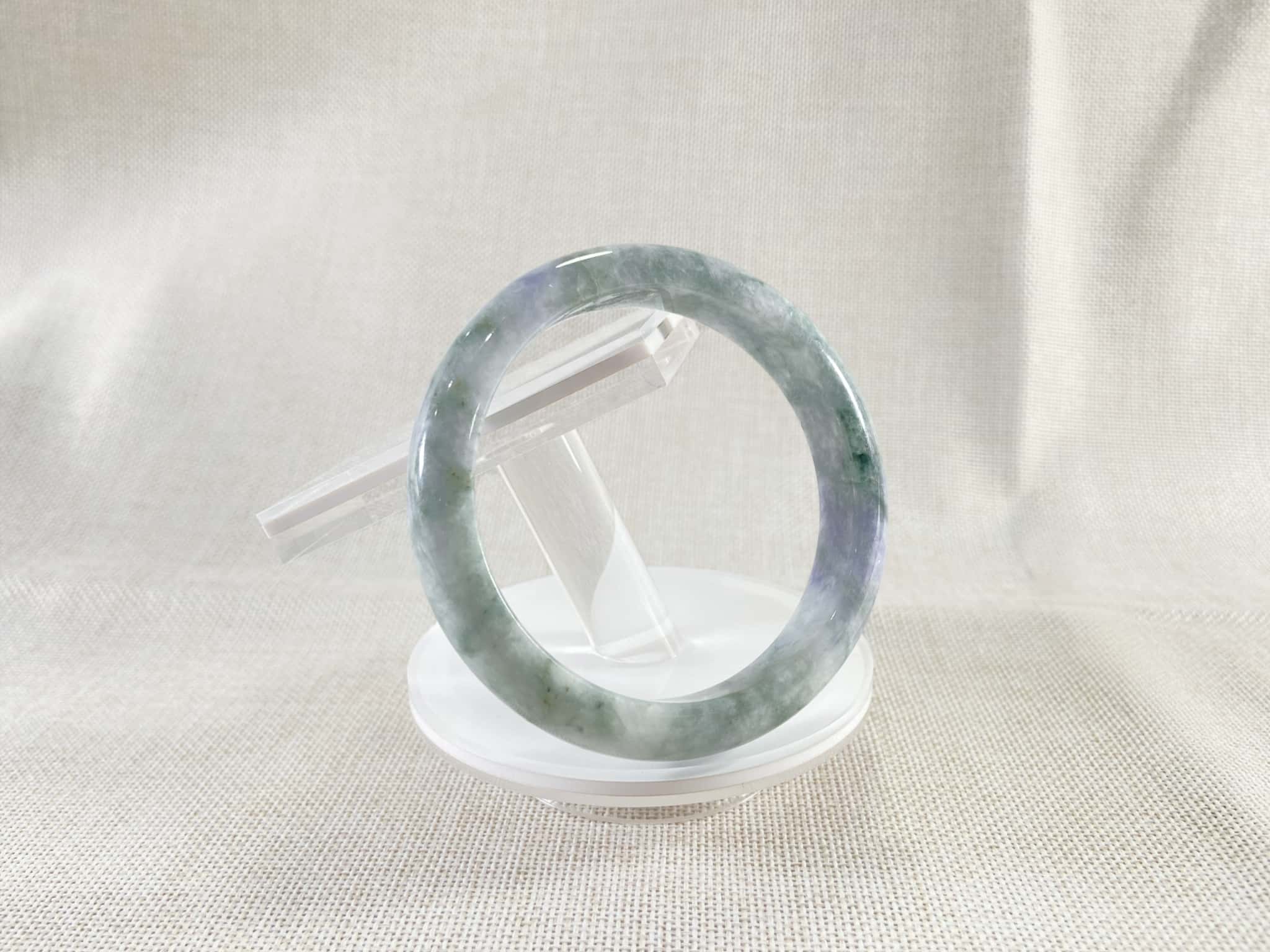 Certified Natural Jadeite Bangle (58mm) 71398