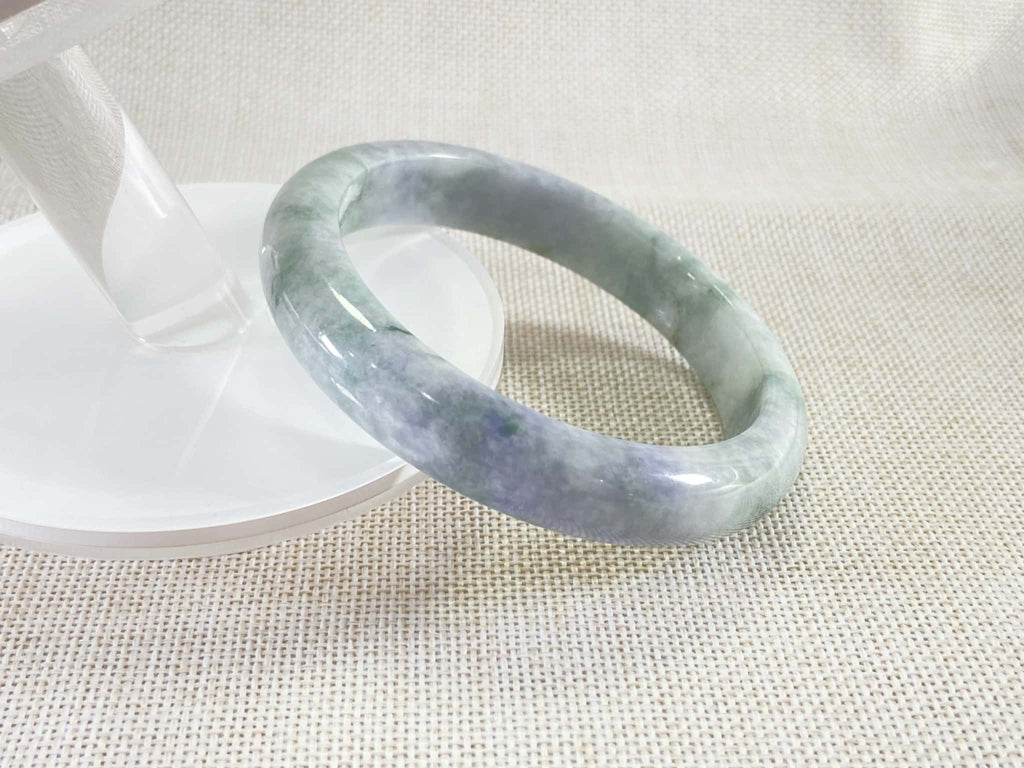 Certified Natural Jadeite Bangle (58mm) 71398