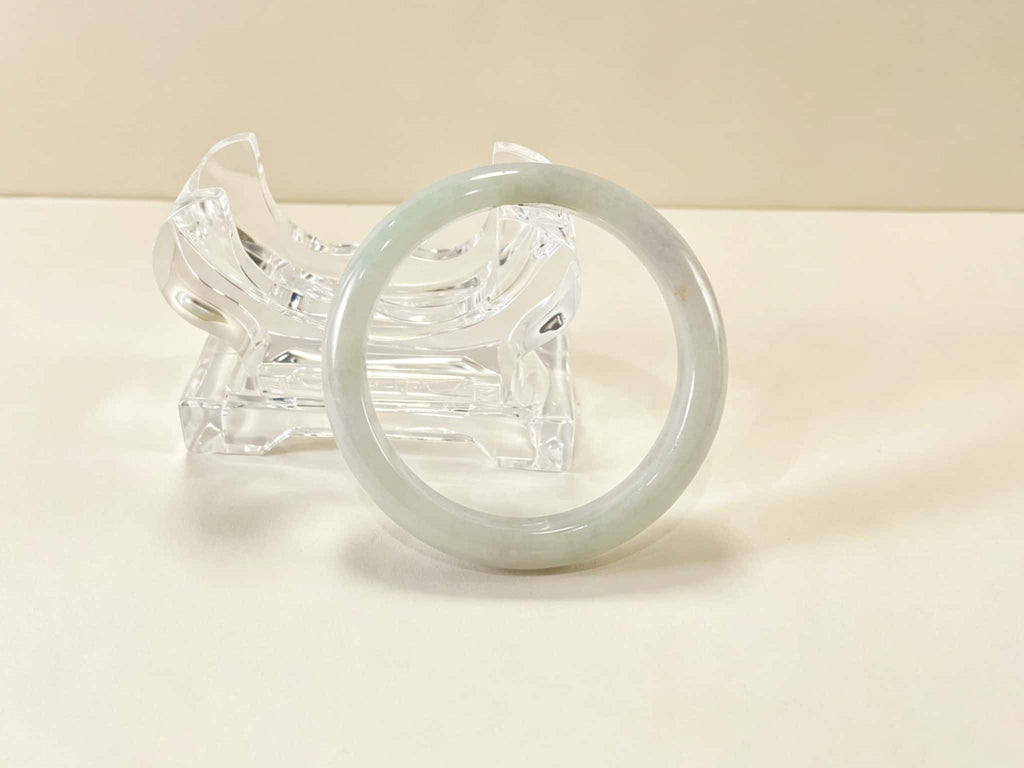 Certified Natural Jadeite Bangle (59mm) 77734