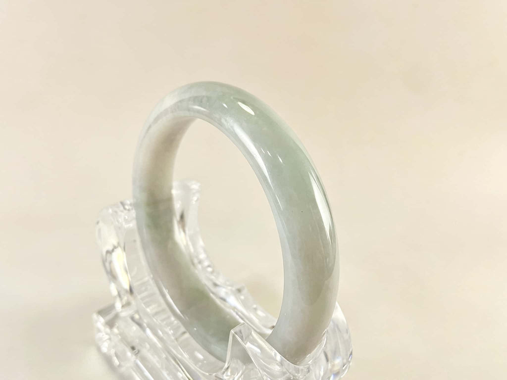 Certified Natural Jadeite Bangle (59mm) 77734