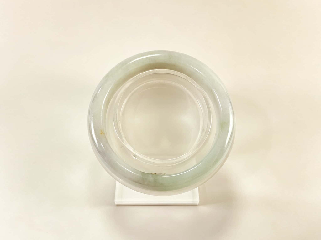 Certified Natural Jadeite Bangle (59mm) 77734