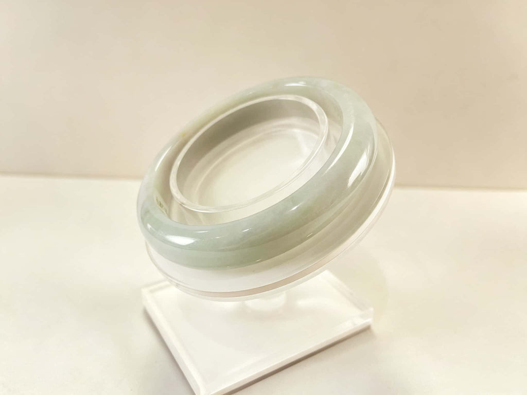 Certified Natural Jadeite Bangle (59mm) 77734