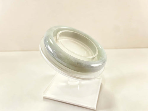 Certified Natural Jadeite Bangle (59mm) 77734