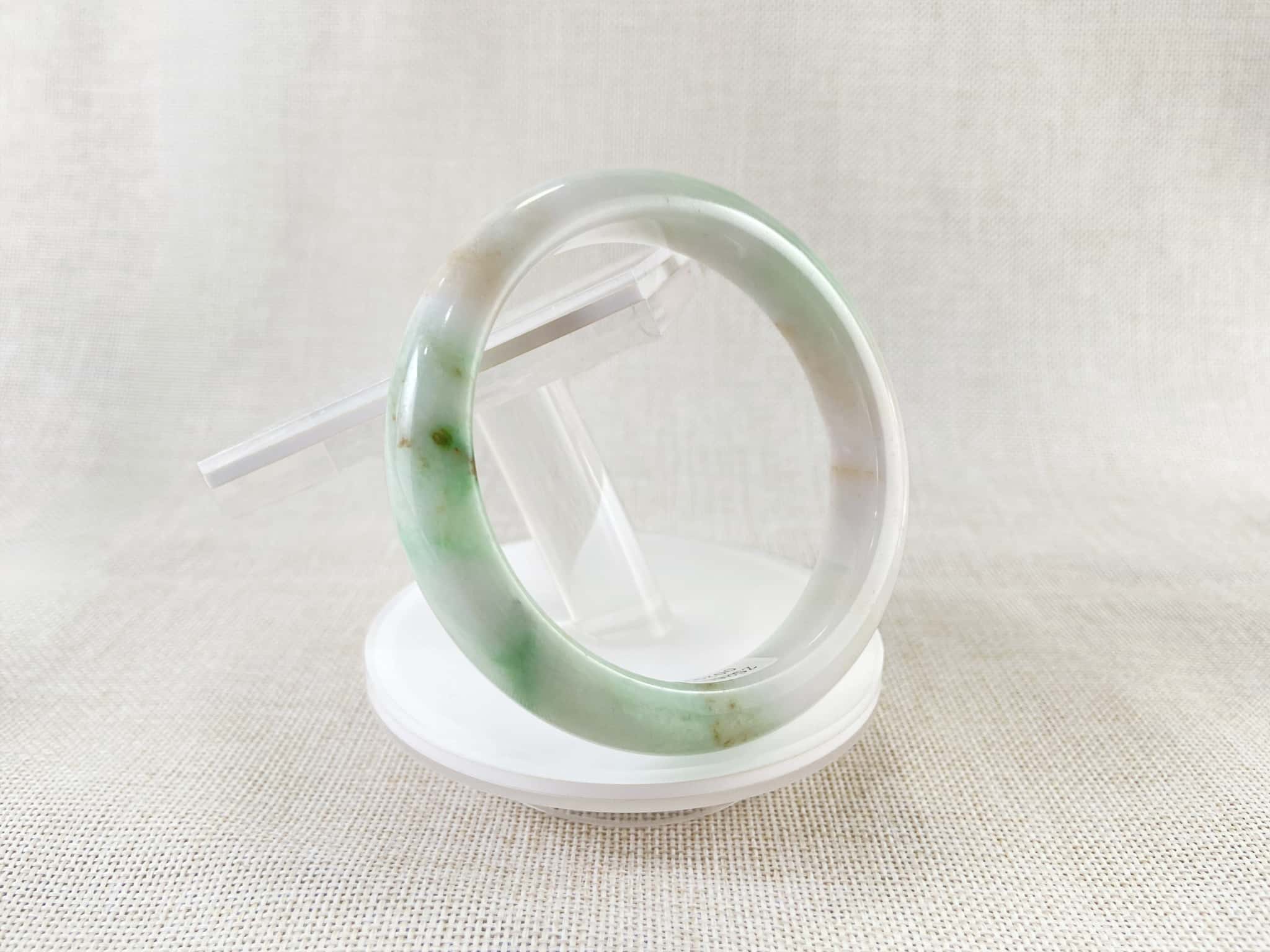 Certified Natural Jadeite Bangle (60mm) 79840