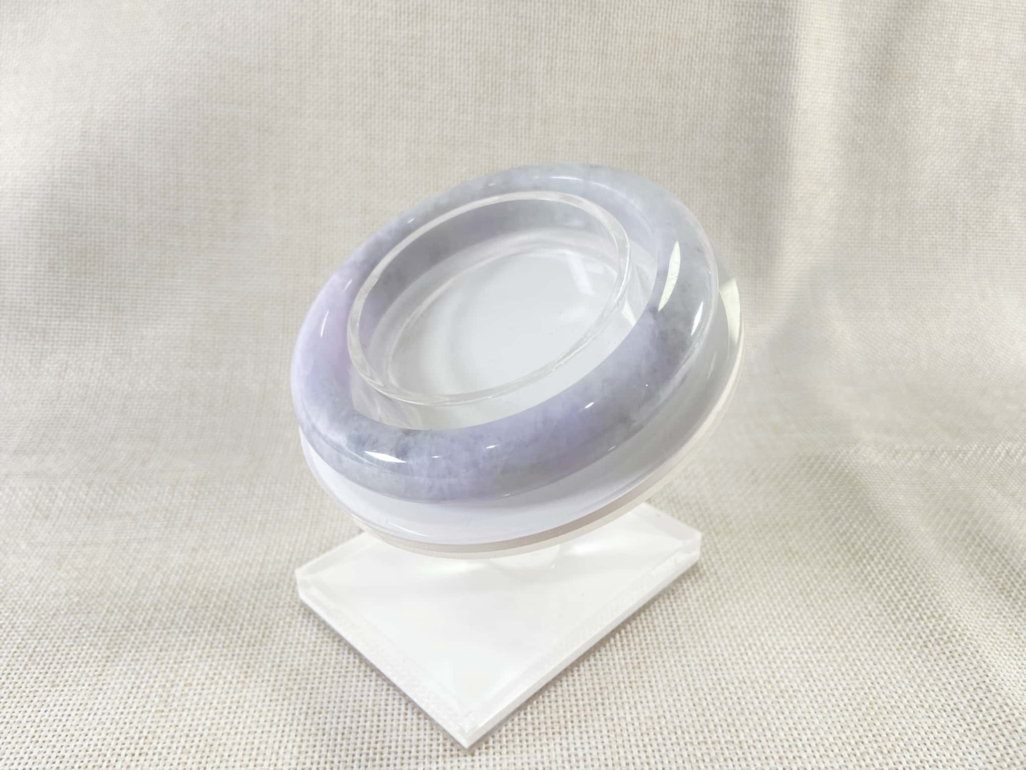 Certified Natural Jadeite Bangle (58mm) 79918
