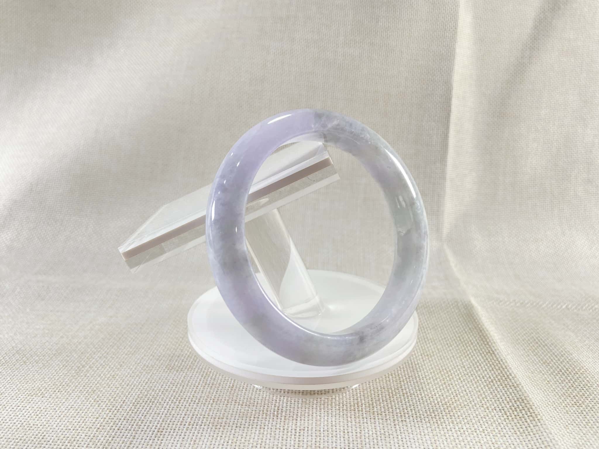 Certified Natural Jadeite Bangle (58mm) 79918