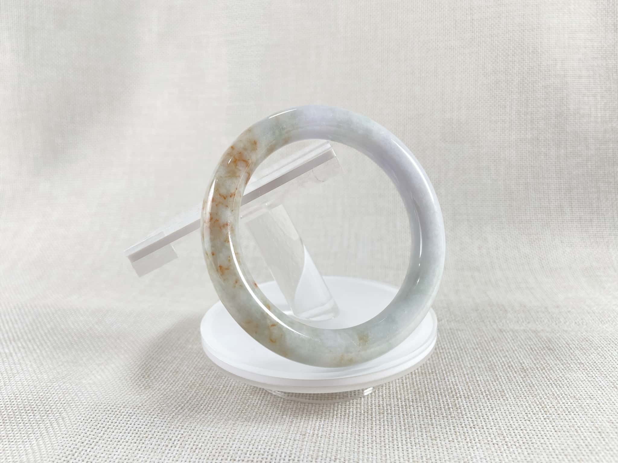 Certified Natural Jadeite Bangle (55mm) 83557