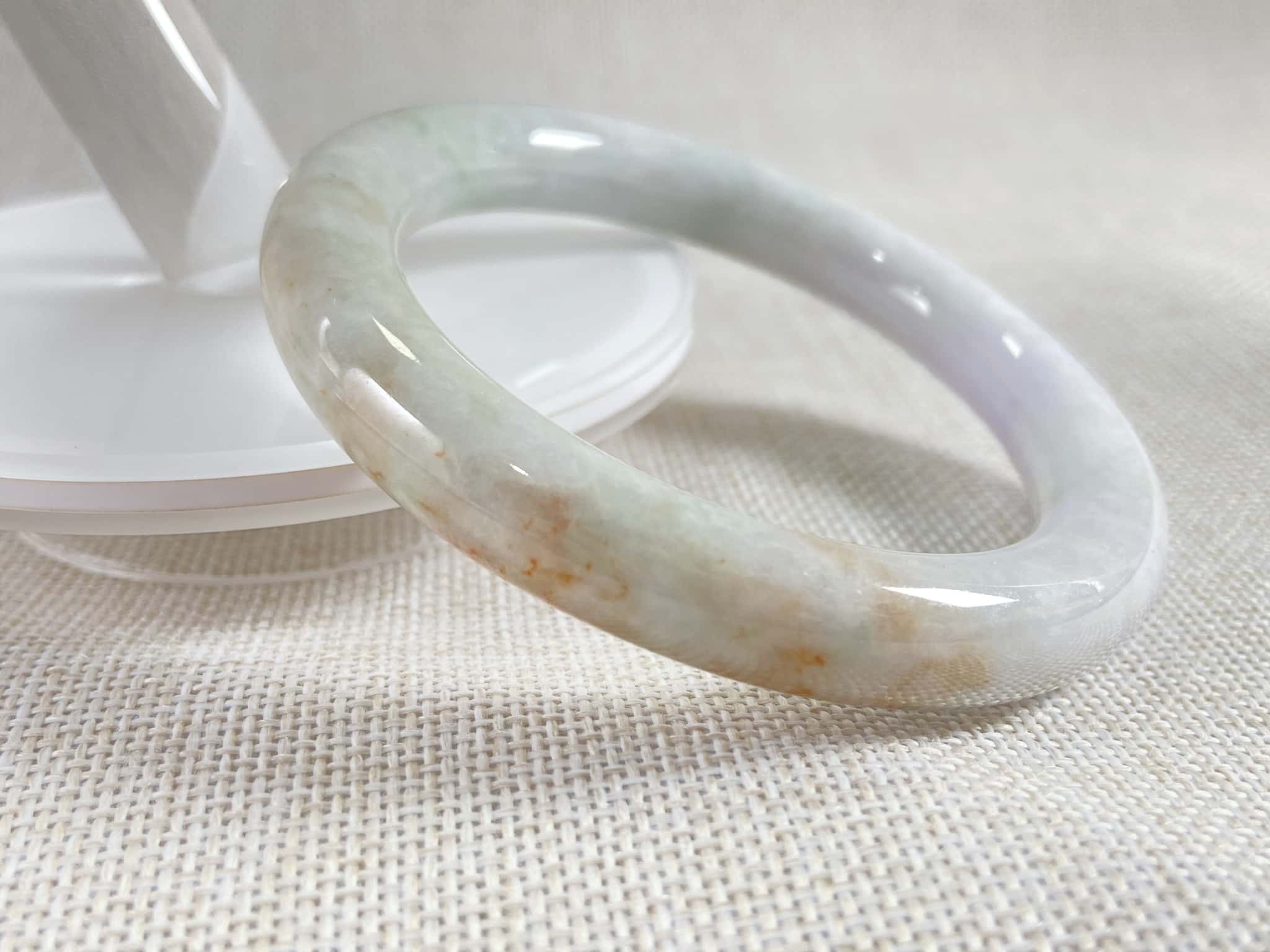 Certified Natural Jadeite Bangle (55mm) 83557