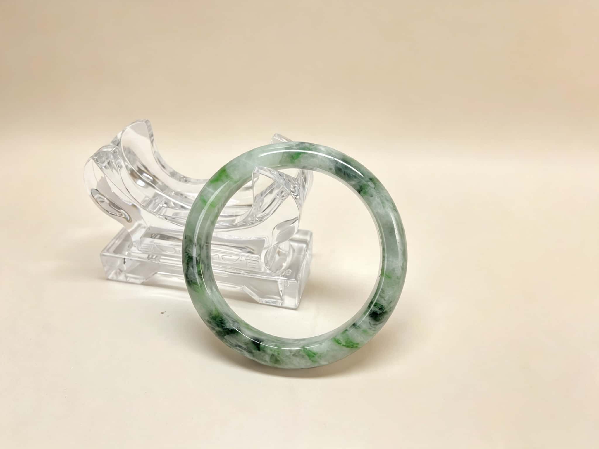 Certified Natural Jadeite Bangle (60mm) 85357
