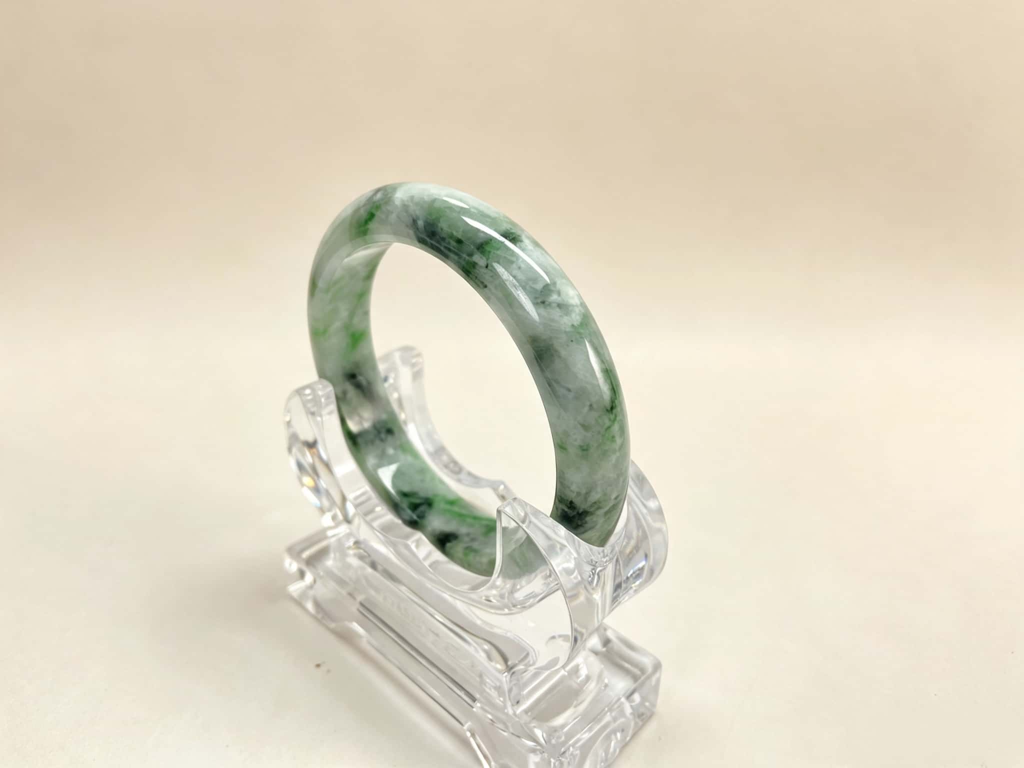 Certified Natural Jadeite Bangle (60mm) 85357
