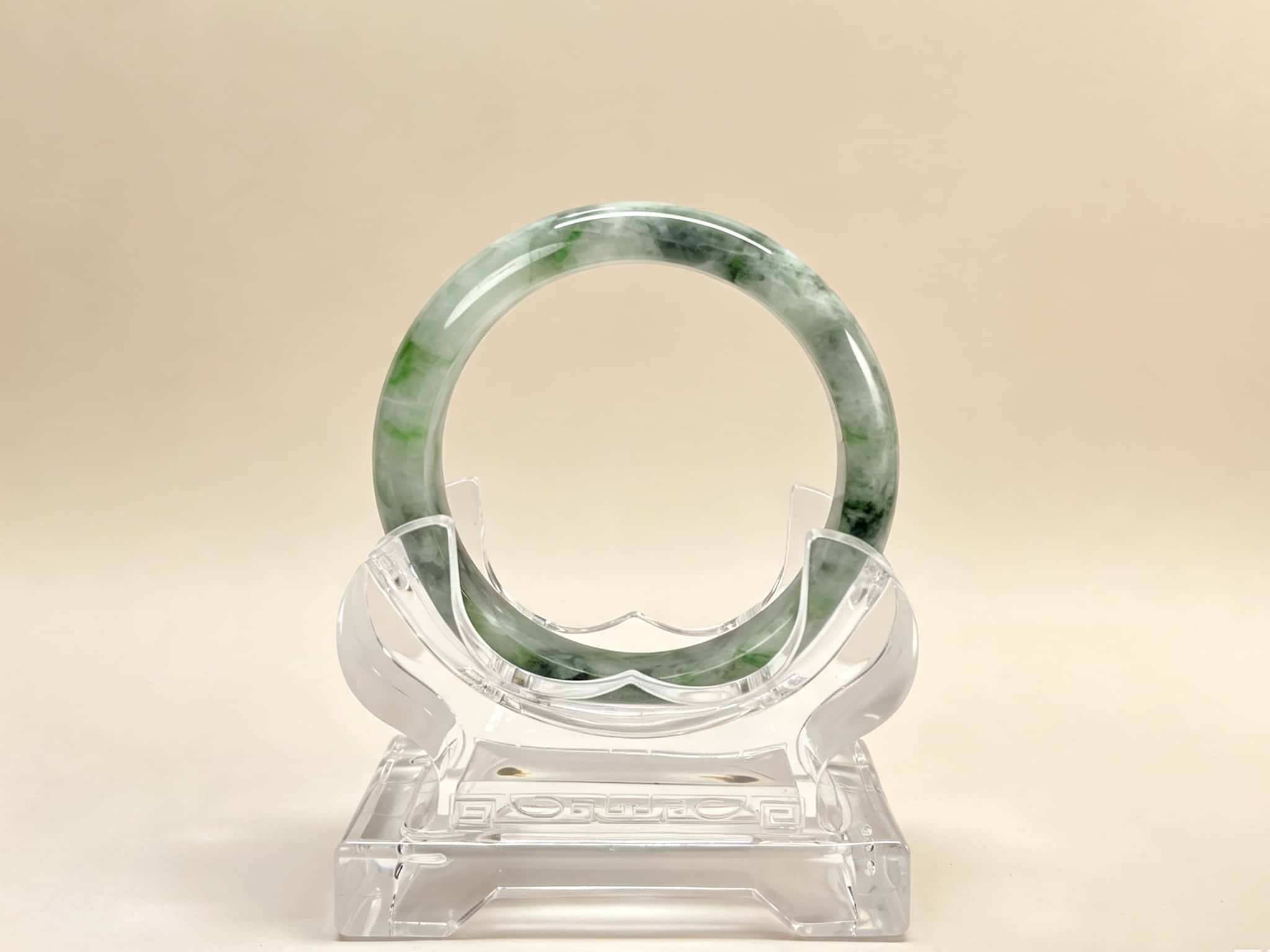 Certified Natural Jadeite Bangle (60mm) 85357