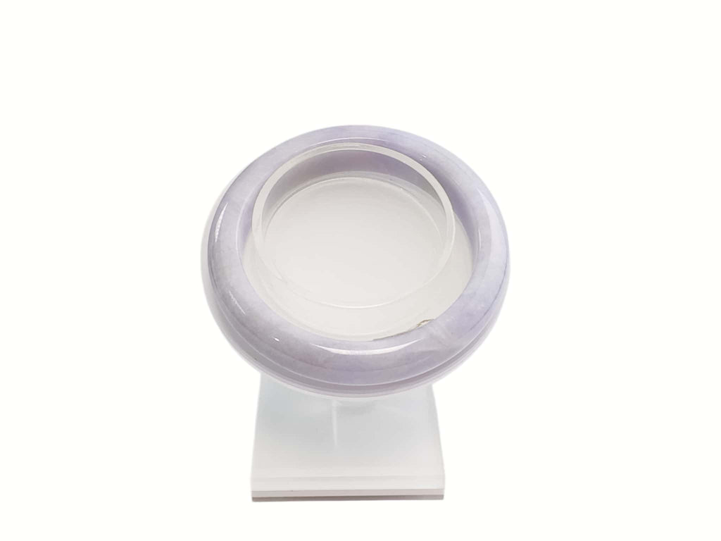 Certified Natural Jadeite Bangle (59mm) 86865