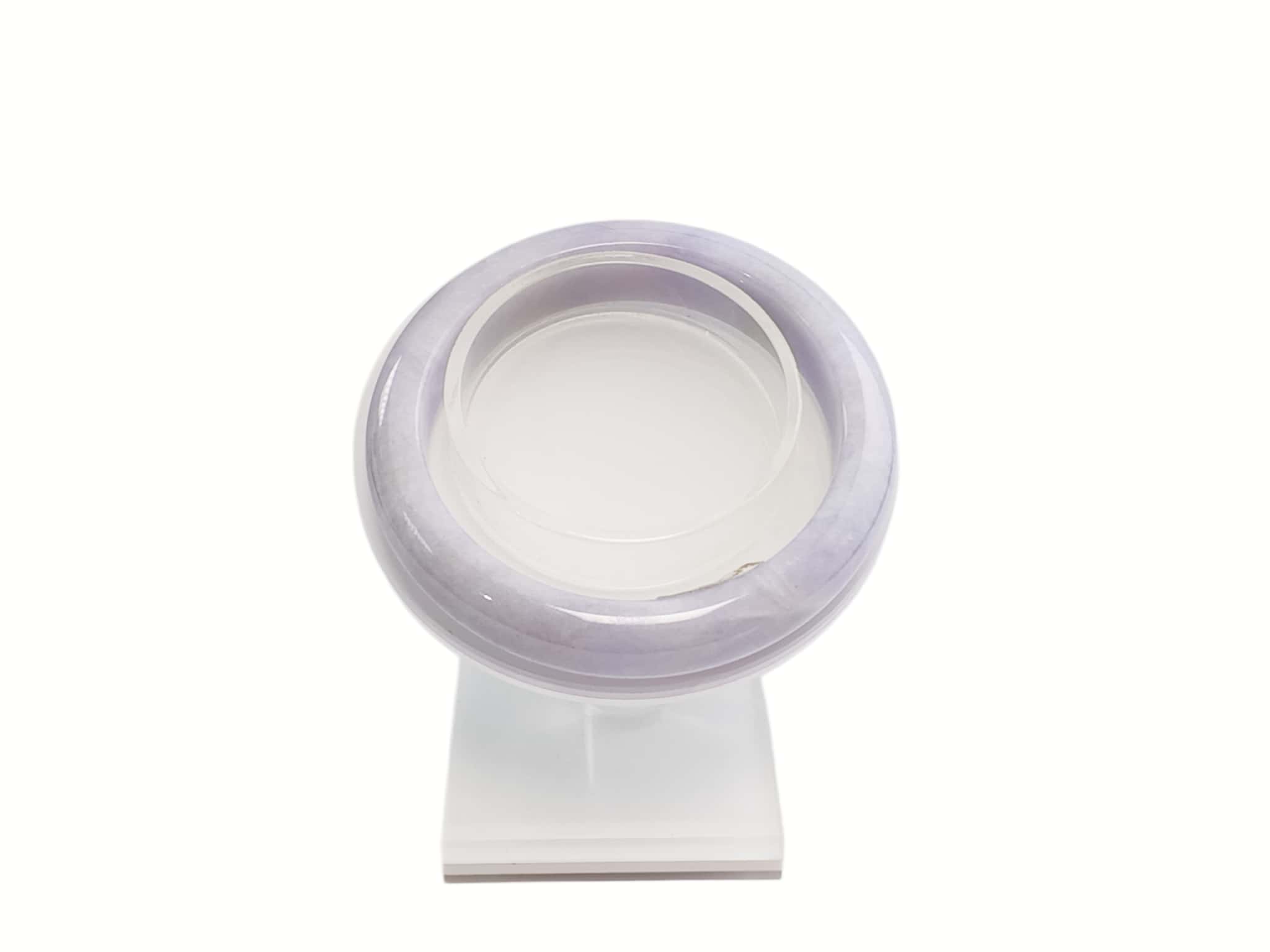 Certified Natural Jadeite Bangle (59mm) 86865