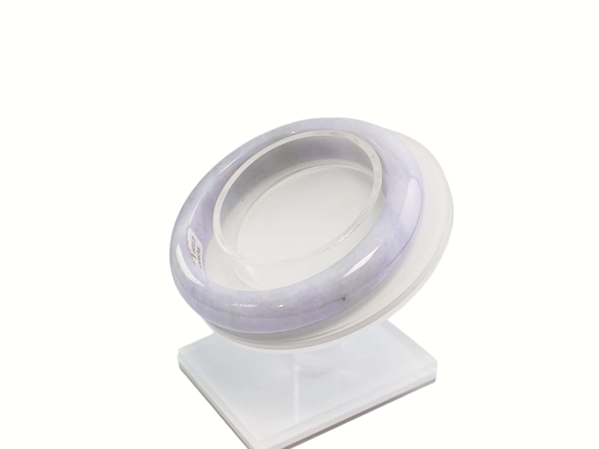 Certified Natural Jadeite Bangle (59mm) 86865