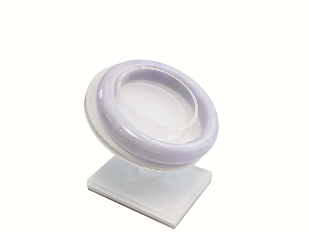 Certified Natural Jadeite Bangle (59mm) 86865