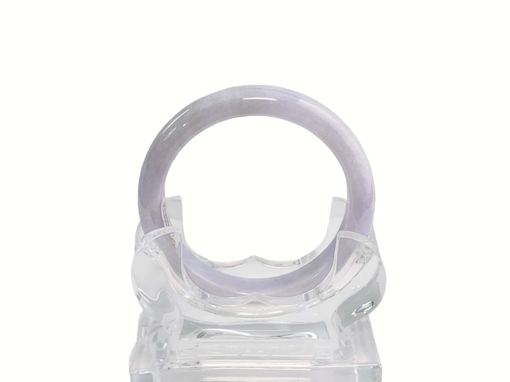 Certified Natural Jadeite Bangle (59mm) 86865
