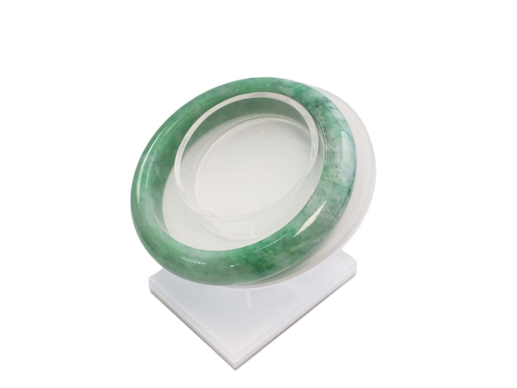 Certified Natural Jadeite Bangle (61mm) 88787