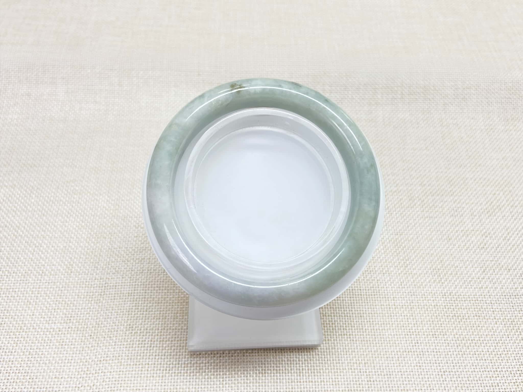 Certified Natural Jadeite Bangle (57mm) 92394
