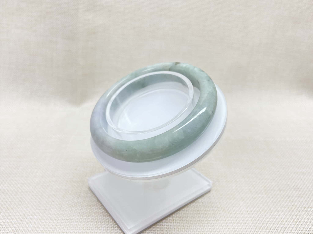 Certified Natural Jadeite Bangle (57mm) 92394