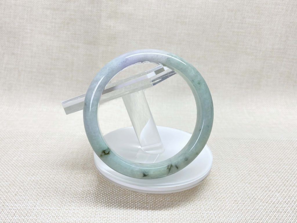 Certified Natural Jadeite Bangle (57mm) 92394