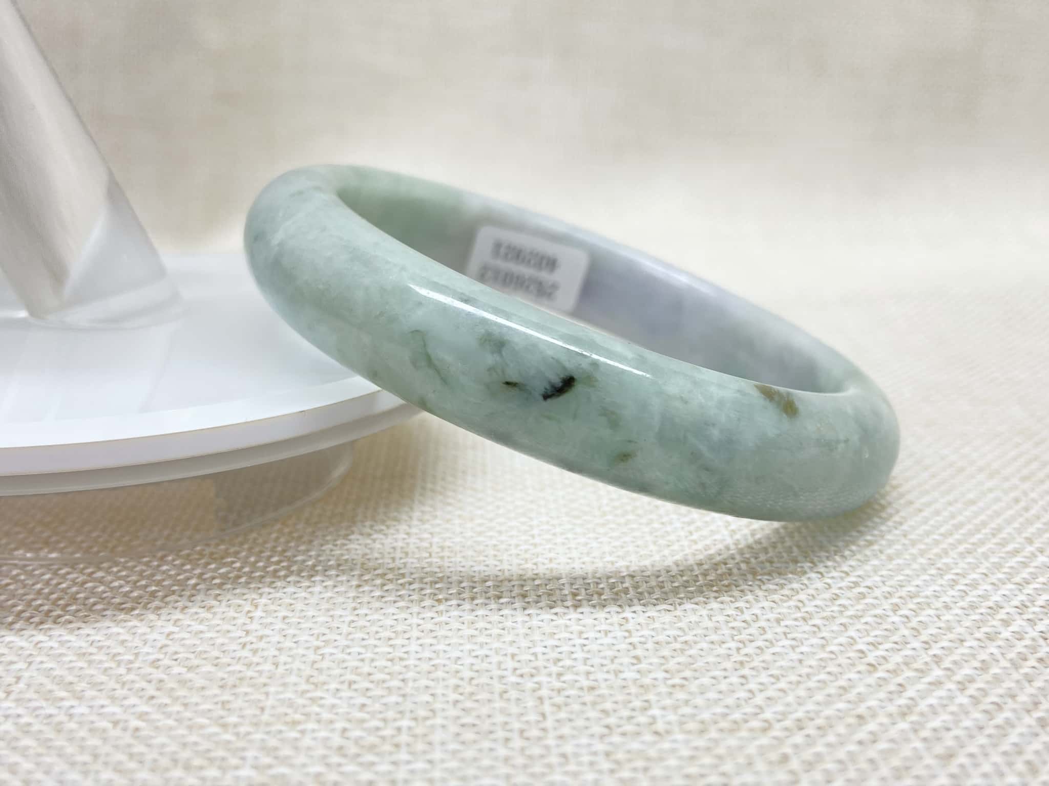 Certified Natural Jadeite Bangle (57mm) 92394