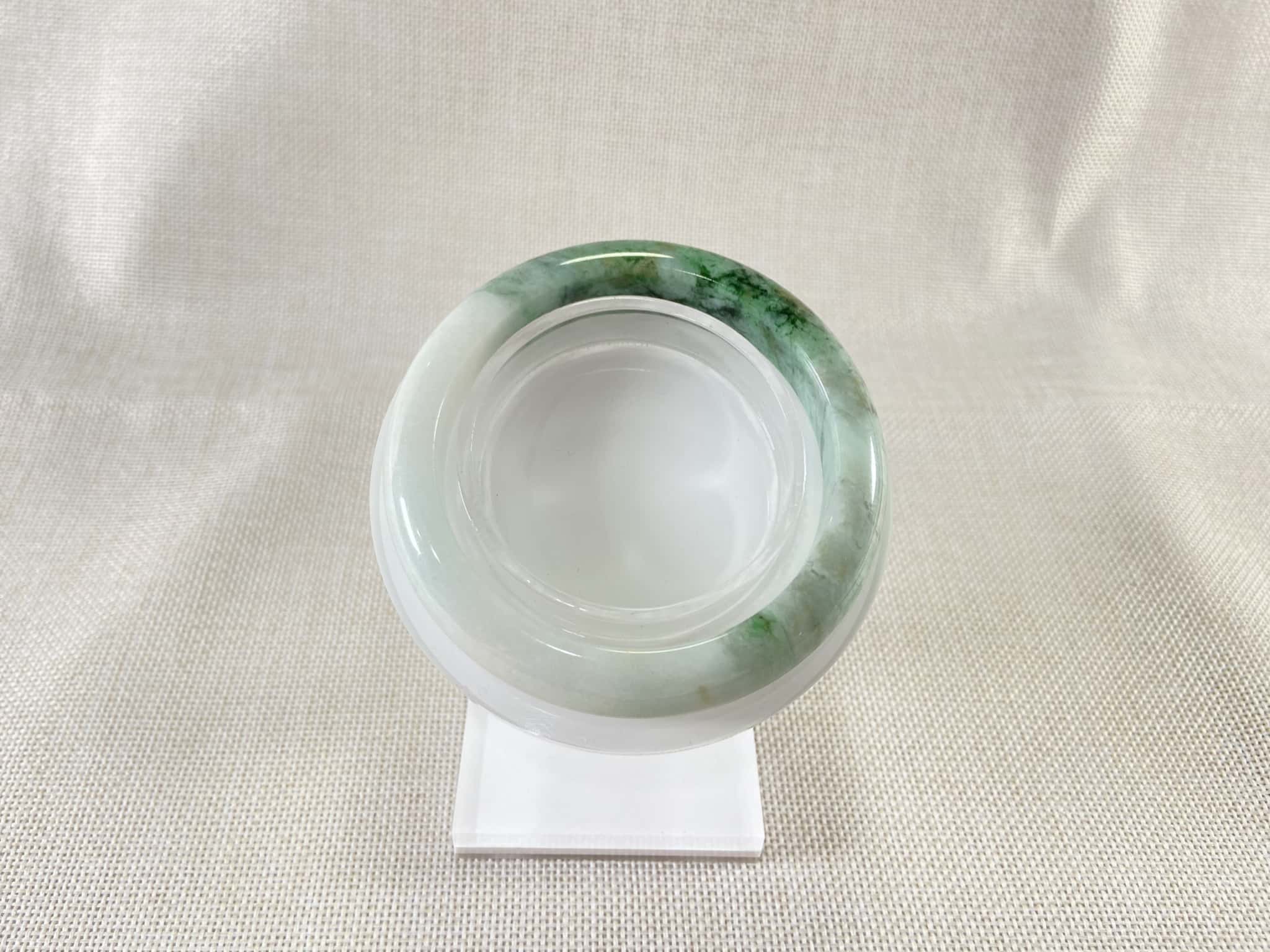 Certified Natural Jadeite Bangle (57mm) 93738