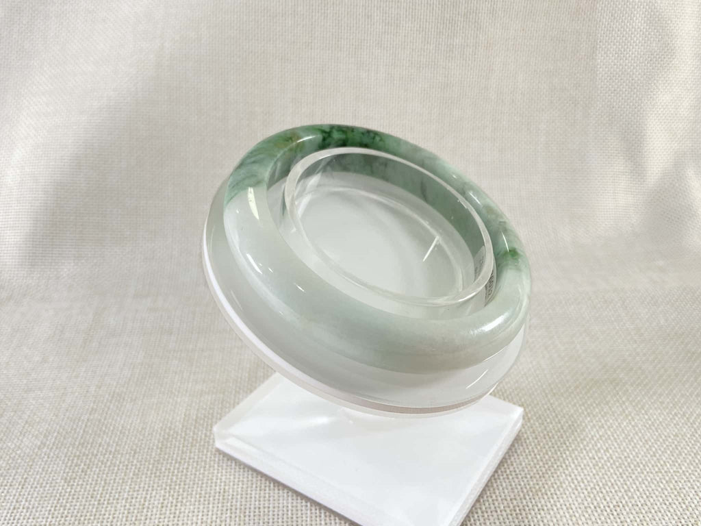 Certified Natural Jadeite Bangle (57mm) 93738