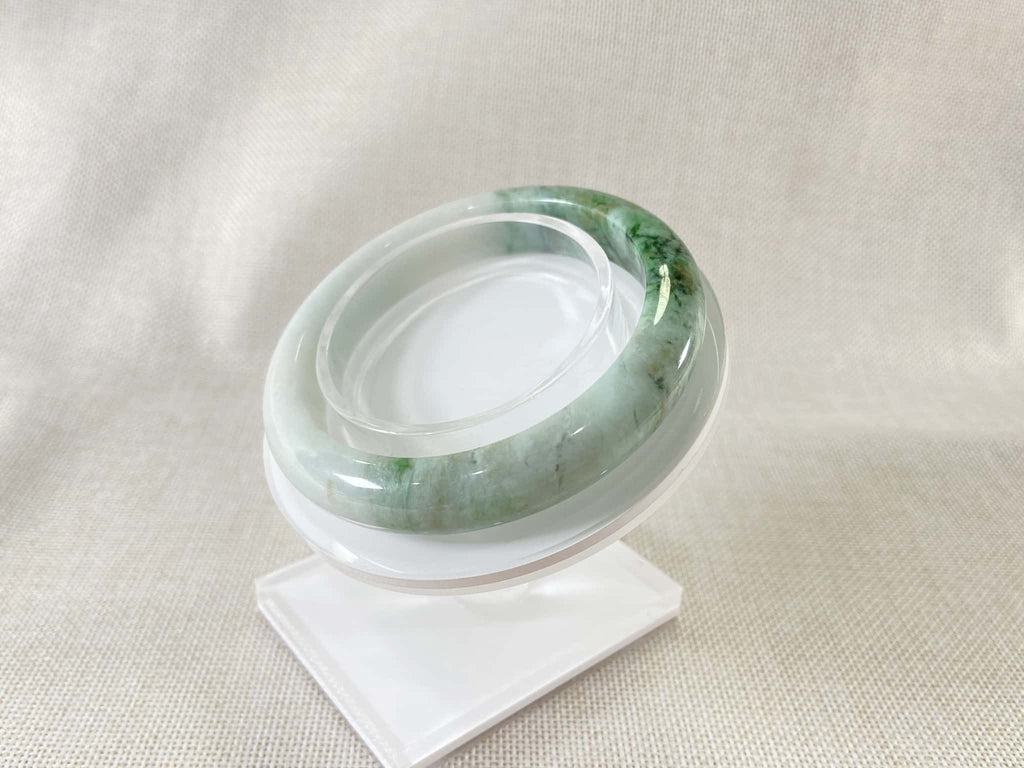 Certified Natural Jadeite Bangle (57mm) 93738