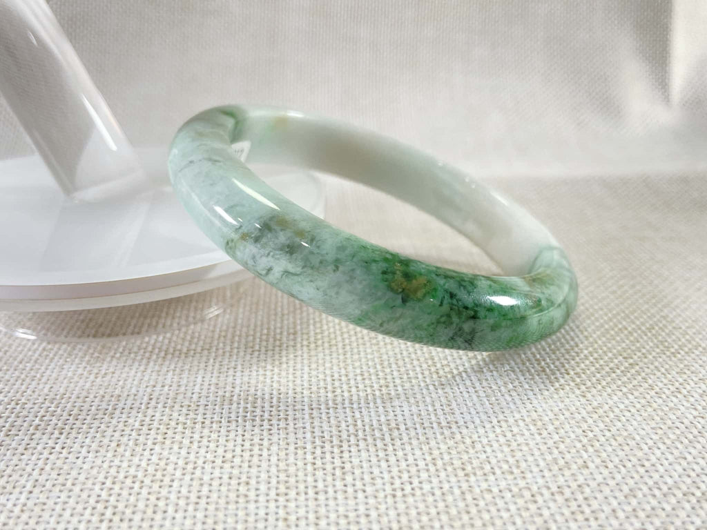 Certified Natural Jadeite Bangle (57mm) 93738