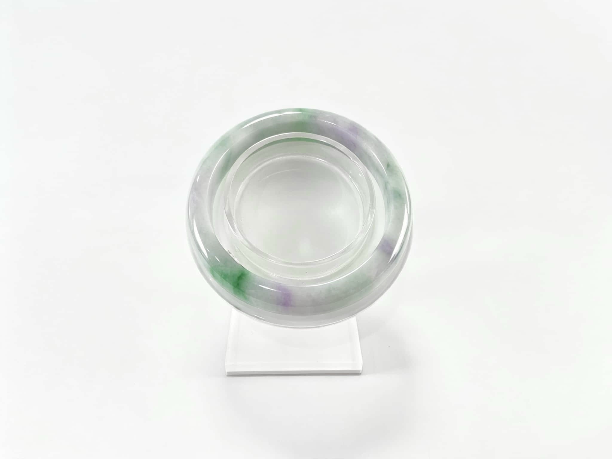 Certified Natural Jadeite Bangle (60mm) 94594
