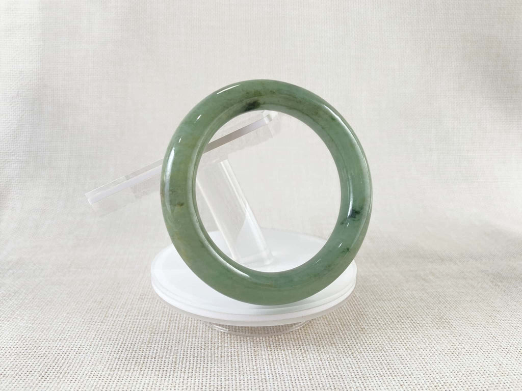 Certified Natural Jadeite Bangle (52mm) 97485