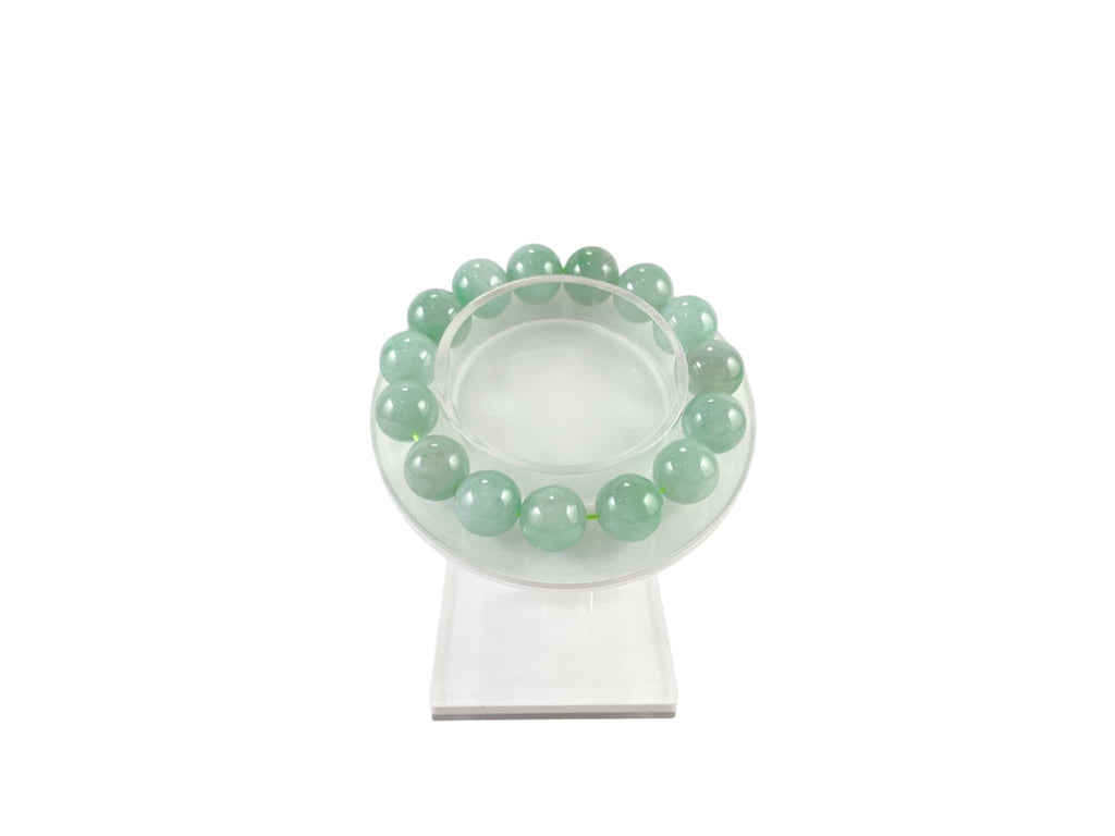 Certified Natural Jadeite Beads Bracelet (10mm) 114384