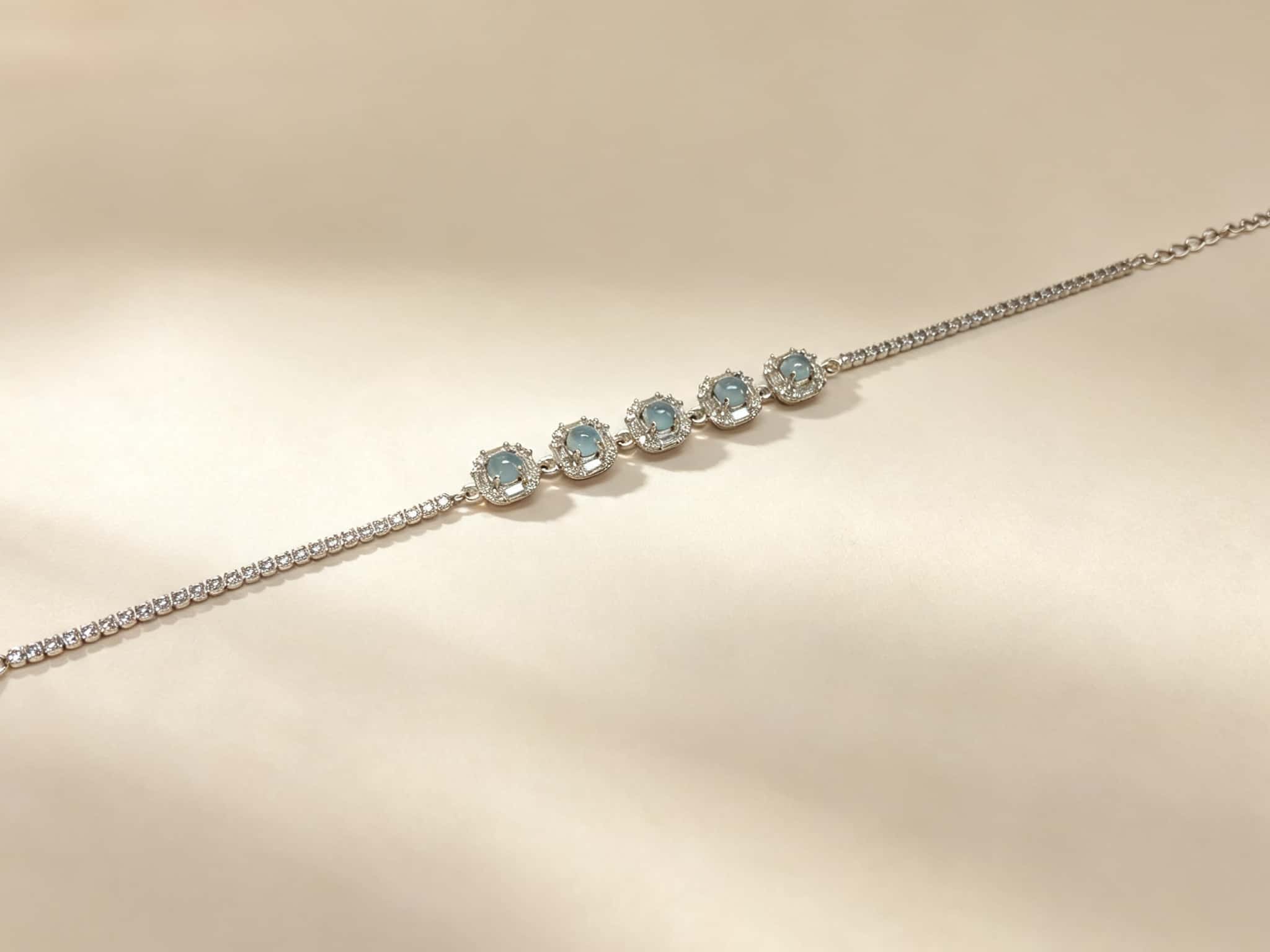Certified Natural Jadeite Bracelet 14195