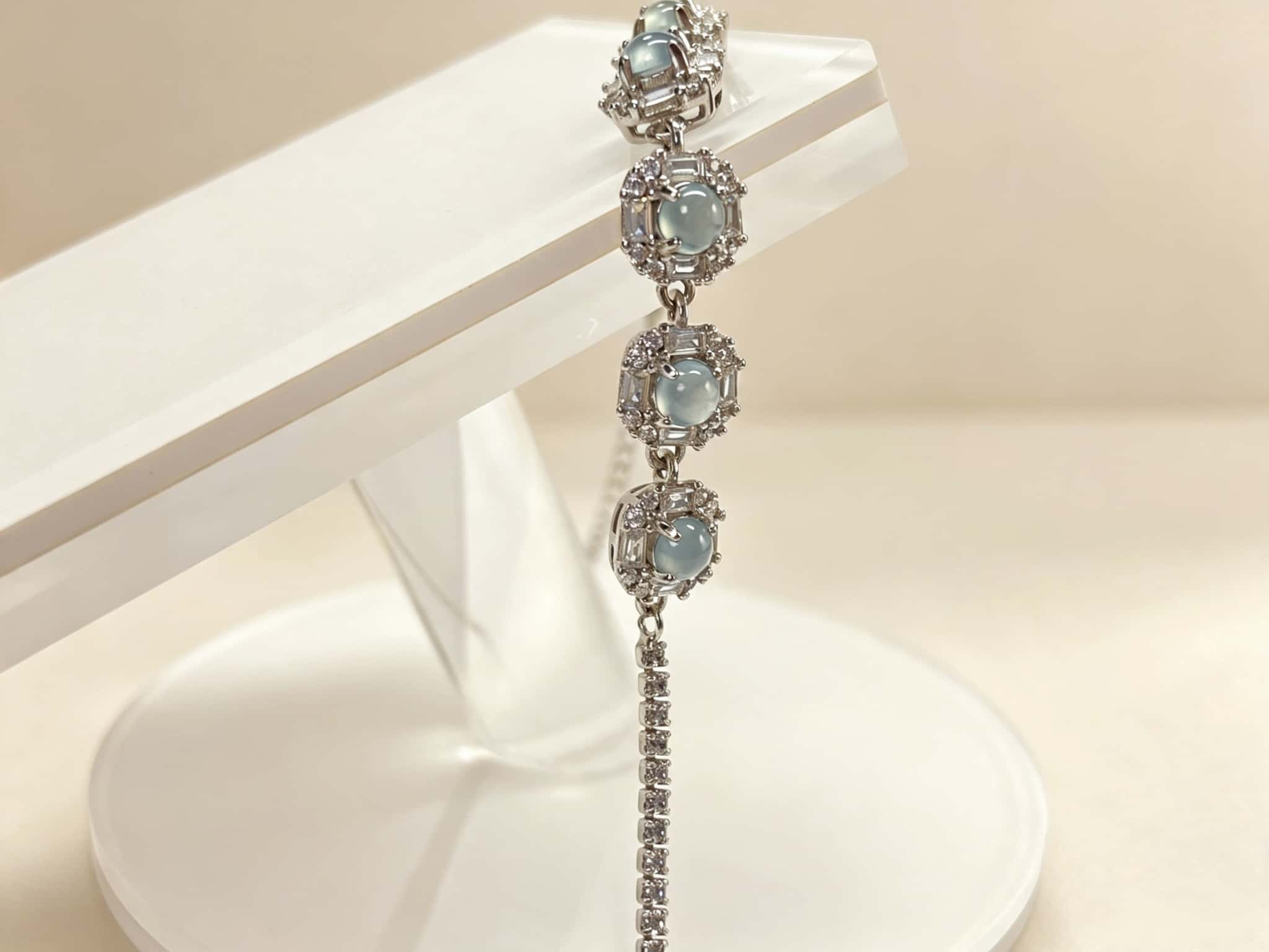 Certified Natural Jadeite Bracelet 14195