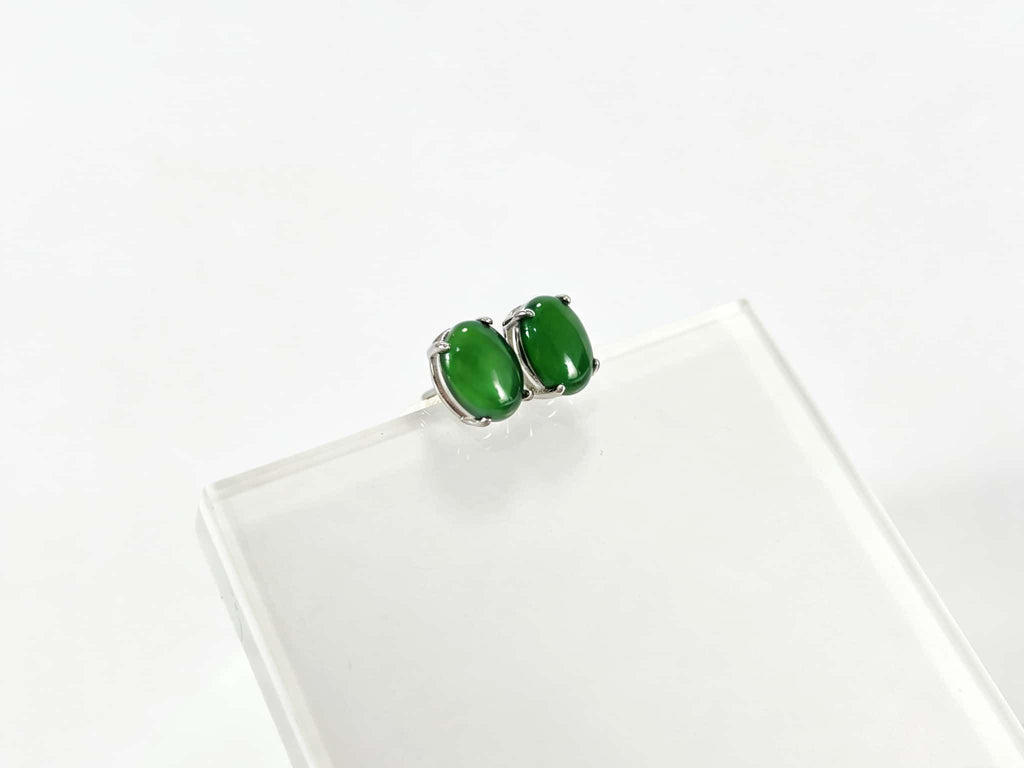 Certified Natural Jadeite Earring 125724