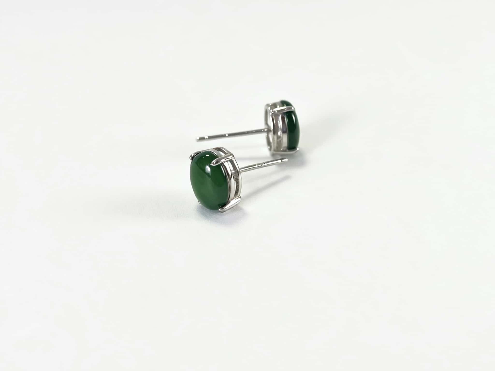 Certified Natural Jadeite Earring 125724