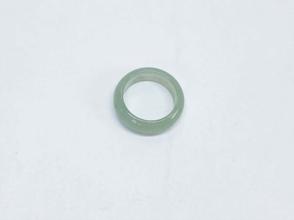 Certified Natural Jadeite Ring (18mm) 134374