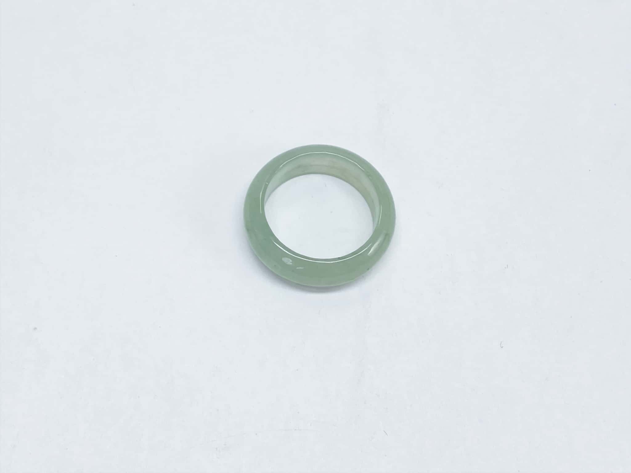 Certified Natural Jadeite Ring (18mm) 134374