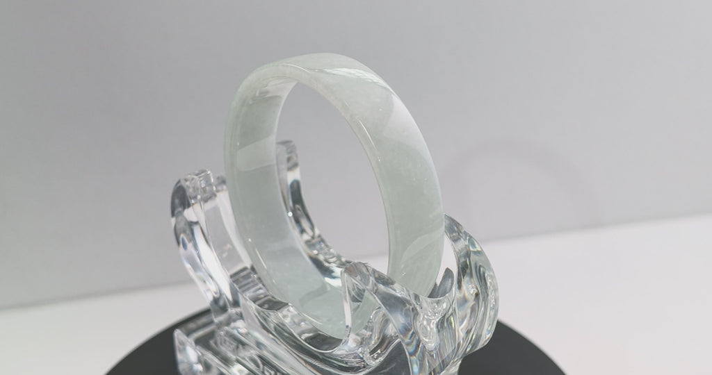 Certified Natural Jadeite Bangle (53mm) 13008