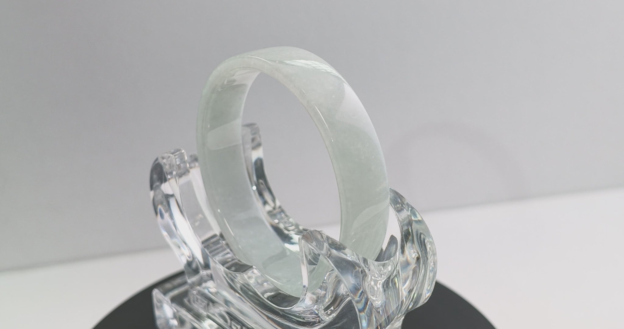 Certified Natural Jadeite Bangle (53mm) 13008