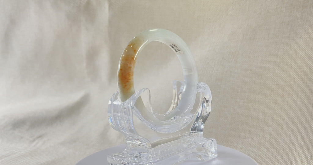 Certified Natural Jadeite Bangle (58mm) 71317