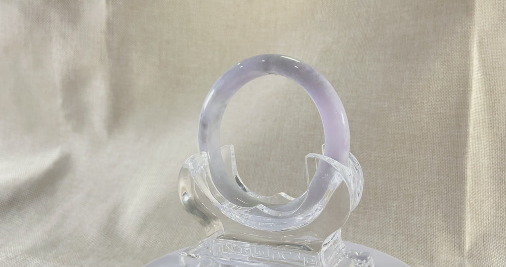 Certified Natural Jadeite Bangle (58mm) 79918