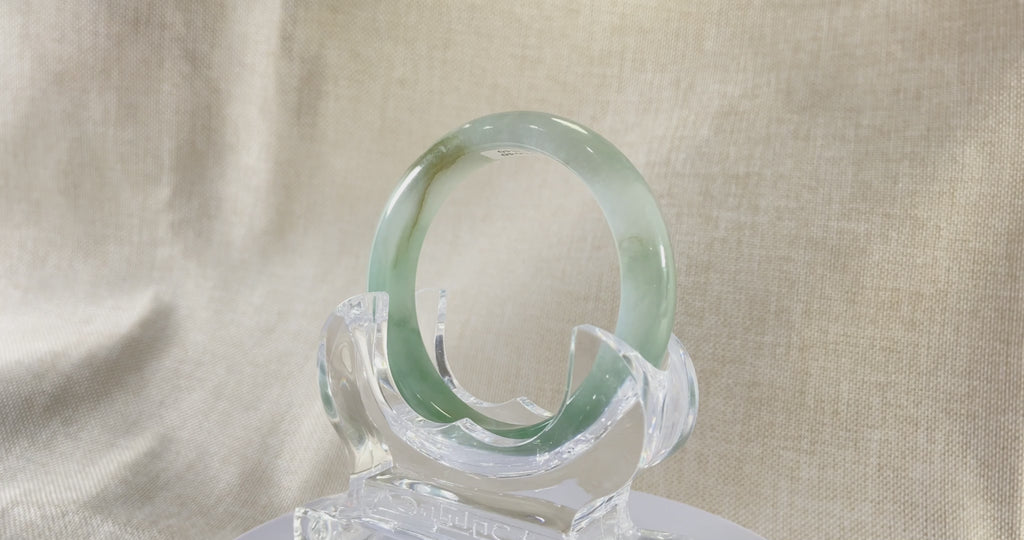 Certified Natural Jadeite Bangle (58mm) 113575