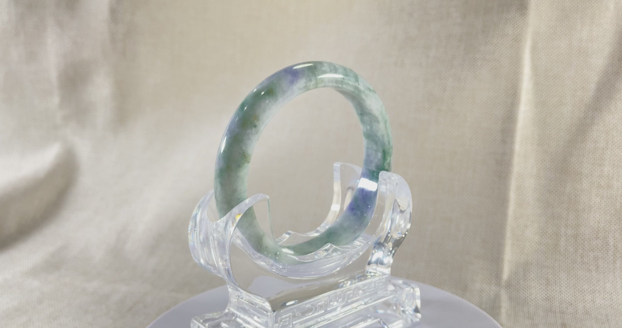 Certified Natural Jadeite Bangle (58mm) 71398