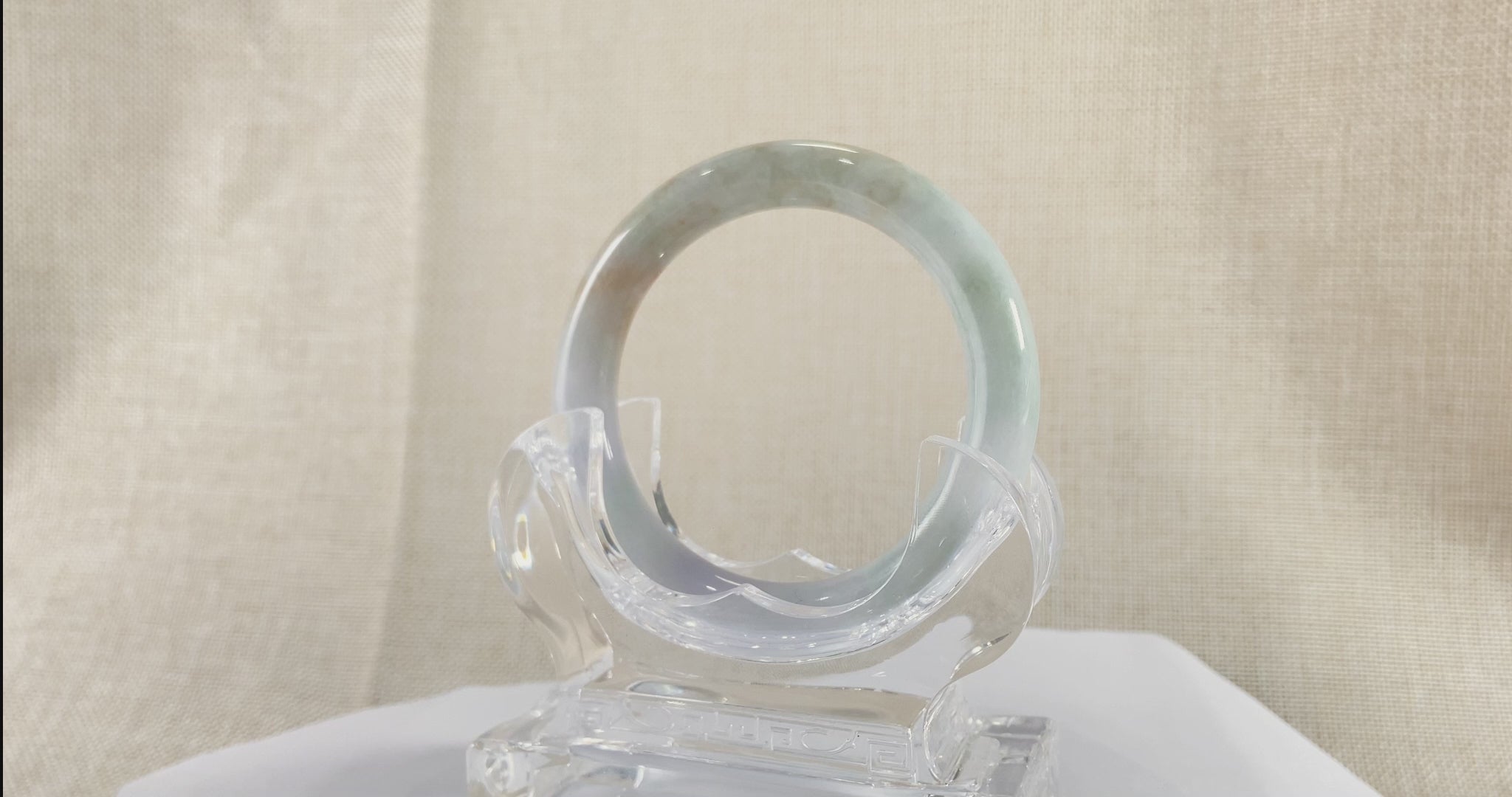 Certified Natural Jadeite Bangle (55mm) 83557
