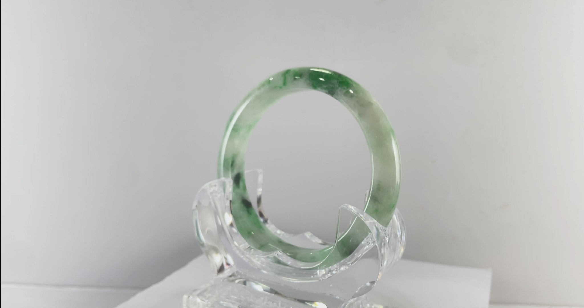 Certified Natural Jadeite Bangle (60mm) 114258